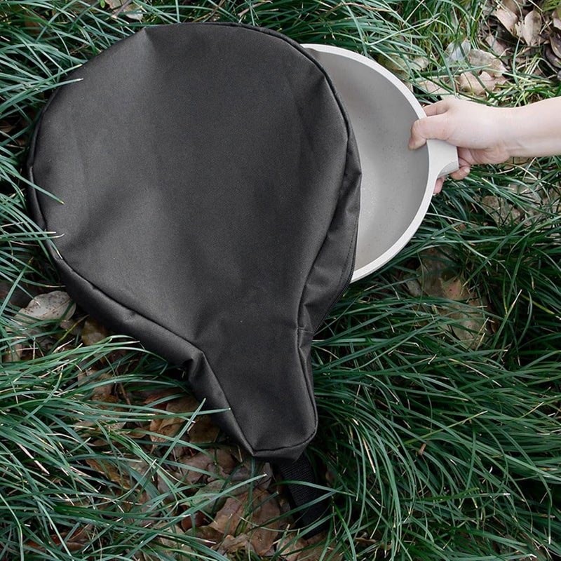 woobles Skillet Bag, 600D Oxford Cloth Lightweight Skillet Pan Storage Bag for Outdoor - Image 3